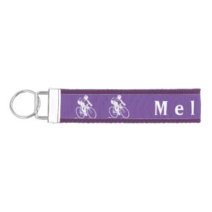Cycling Design Wrist Key Chain