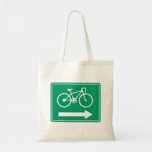 Cycling Directions Arrow Tote Bag