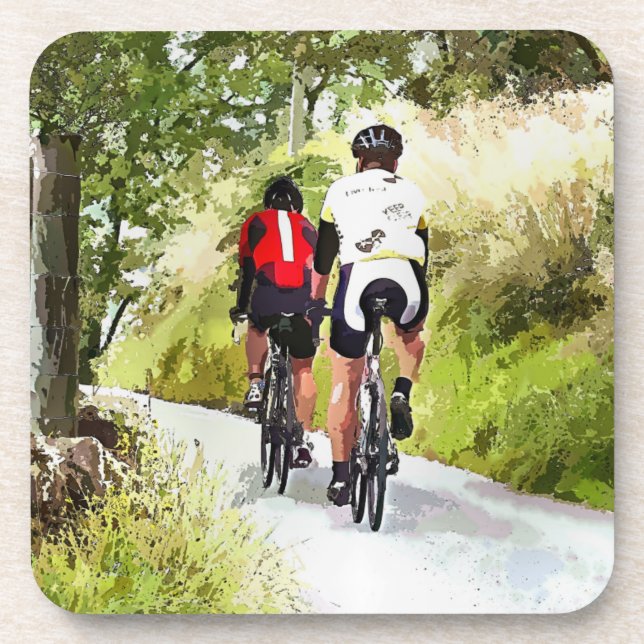 CYCLING DRINK COASTER (Front)