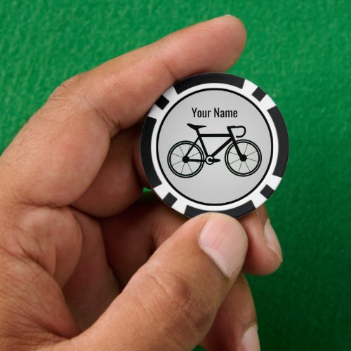 Cycling Enthusiast or Bicycle Business Promo Poker Chips