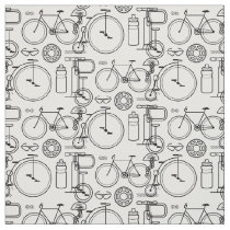 Cycling Essentials Bicycle Print Fabric Cycling Essentials Bicycle Print Fabric