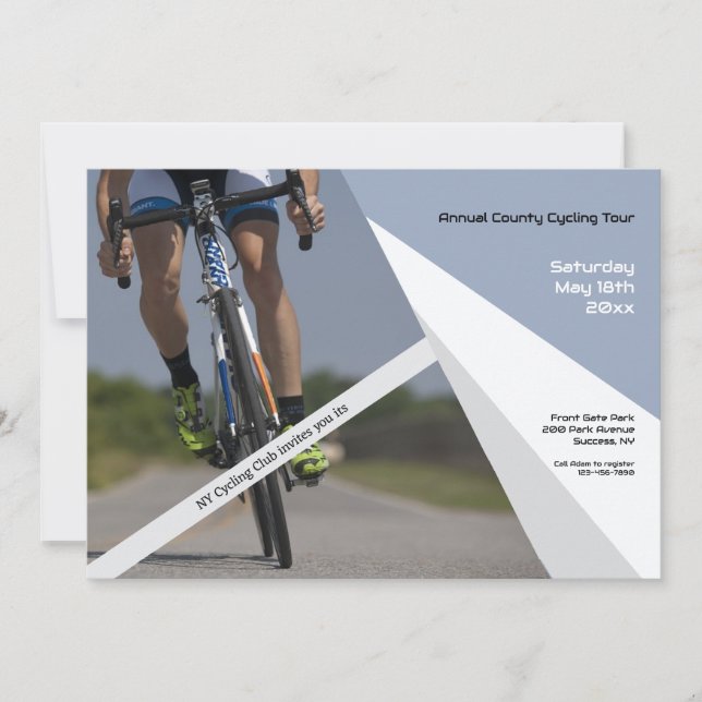 Cycling Event Invitation (Front)