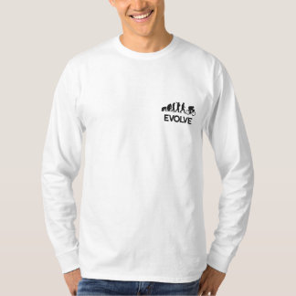 Cycling Evolve Evolution of Cycling Embroidered Long Sleeve T-Shirt