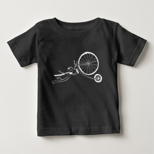 Cycling Frog Baby T-Shirt (Front)