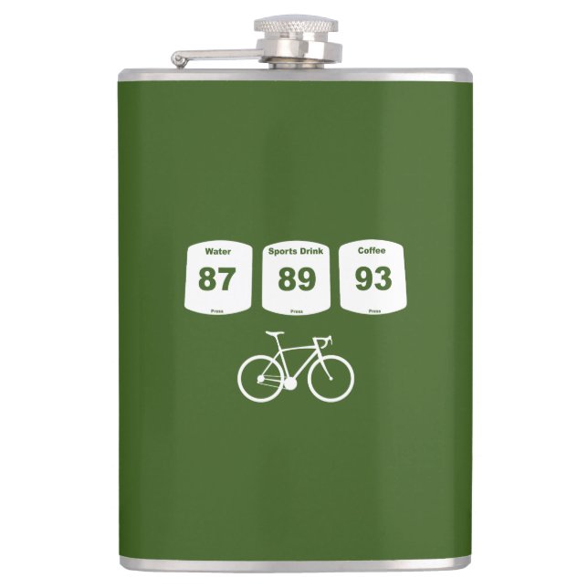 Cycling Fuel: Water, Sports Drink, Coffee Flask (Front)