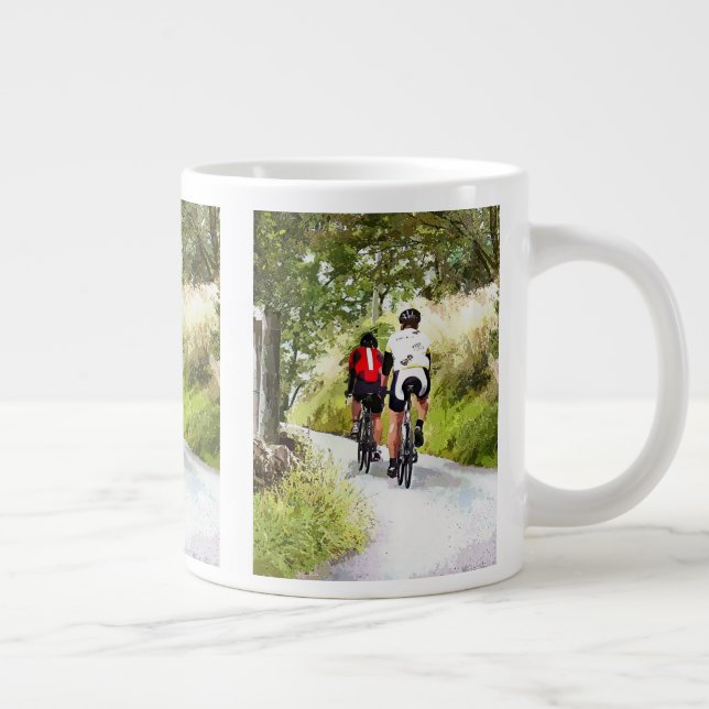 CYCLING   GIANT COFFEE MUG (Right)