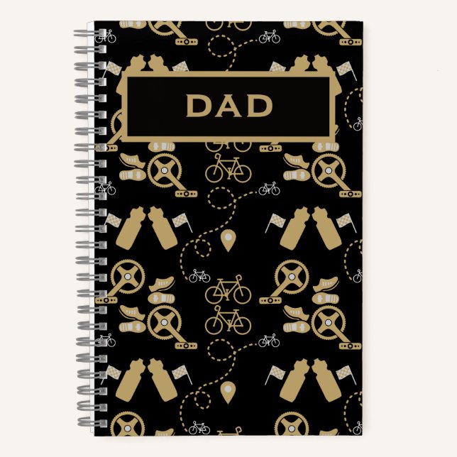 Cycling Gift Print Notebook (Front)