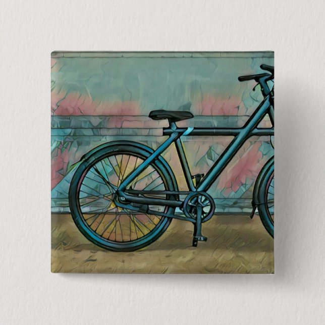 Cycling gifts for dad button (Front)
