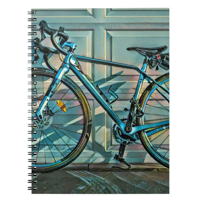 Cycling gifts for dad notebook (Front)