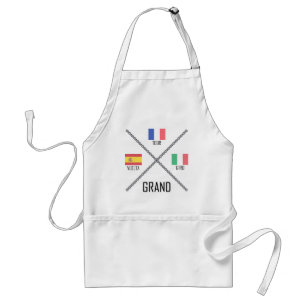 Cycling Grand Tours Adult Apron