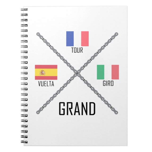 Cycling Grand Tours Notebook (Front)