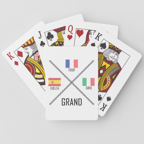 Cycling Grand Tours Playing Cards