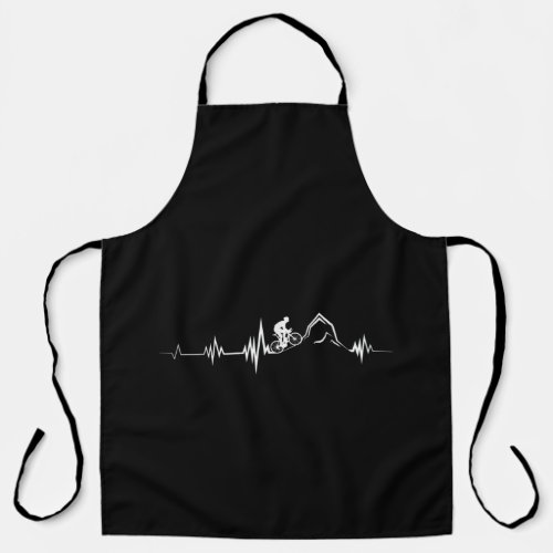 Cycling Heartbeat Racing Bicycle Mountain Bike Apron