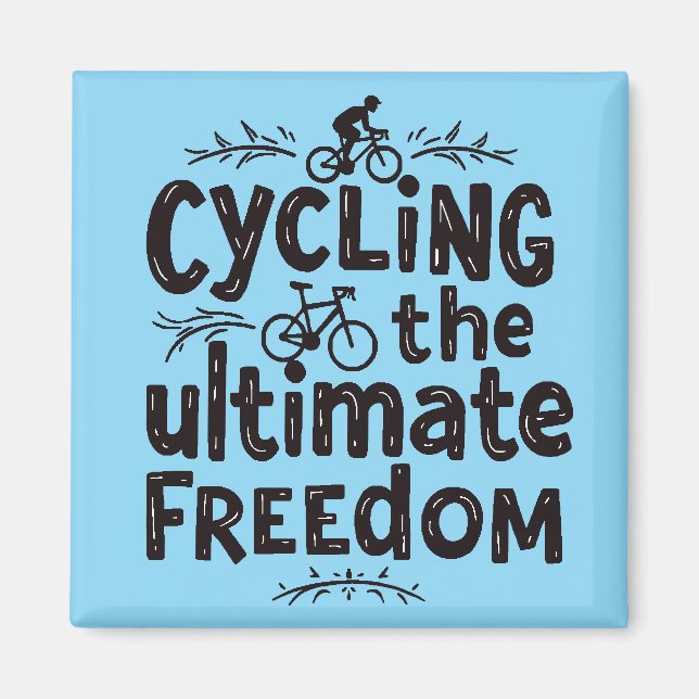  Cycling in Style Magnet (Front)