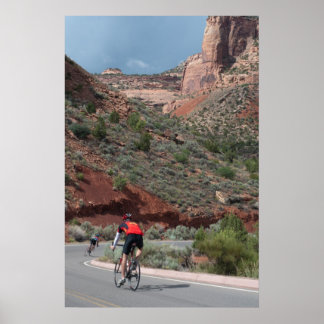 Cycling in the Colorado National Monument Poster