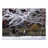 Cycling in the Snow (Front Horizontal)