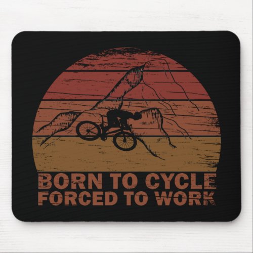 cycling inspirational quotes mouse pad