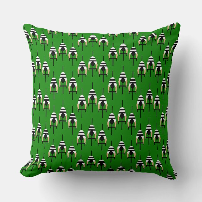 Cycling Ireland Throw Pillow (Front)