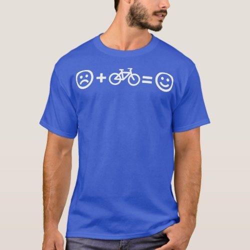 Cycling Is Happiness Bike Cyclist Gifts T_Shirt