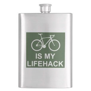 Cycling Is My Lifehack Flask