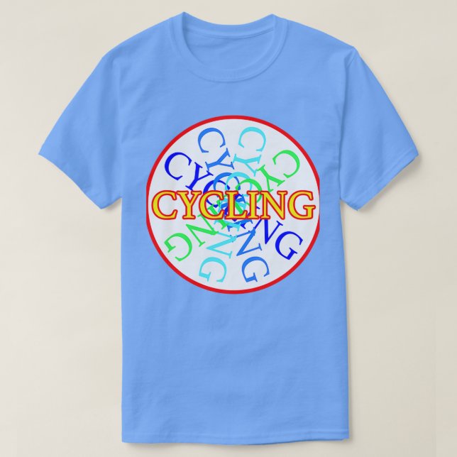 Cycling Is My Mantra T-Shirt (Design Front)