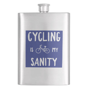 Cycling Is My Sanity Flask