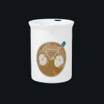 Cycling Latte Art Drink Pitcher<br><div class="desc">Request a cycling design when you order your next latte.  Test your barista's skills!</div>