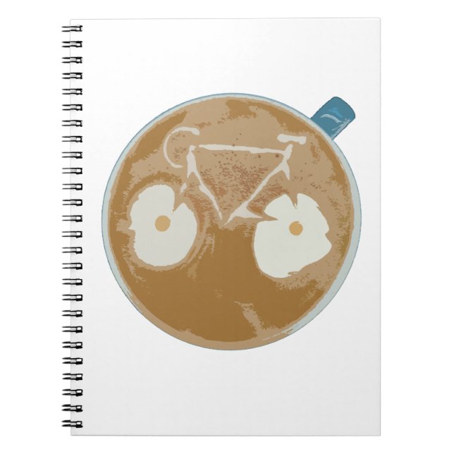 Cycling Latte Art Notebook (Front)