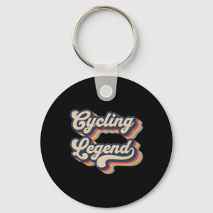 Cycling Legend Bicycle Riding Cyclist Mens Womens  Keychain