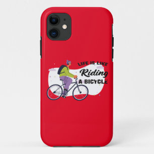 Cycling Life Graphic Design iPhone 11 Case