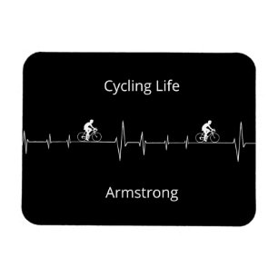 Cycling Life, Heartbeat customizable Magnet