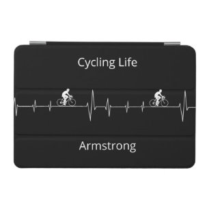 Cycling Life Personalized Heartbeat Design iPad Mini Cover