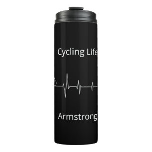 Cycling Life Personalized Heartbeat Design Thermal Tumbler
