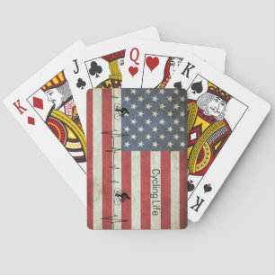 Cycling Life, Stars and Stripes Poker Cards