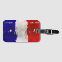 Cycling Life Tour de France Heartbeat French Flag