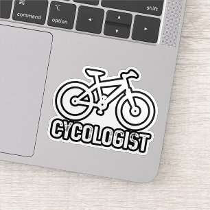 Cycling Lover Cycologist Birthday Biking Sarcastic Sticker
