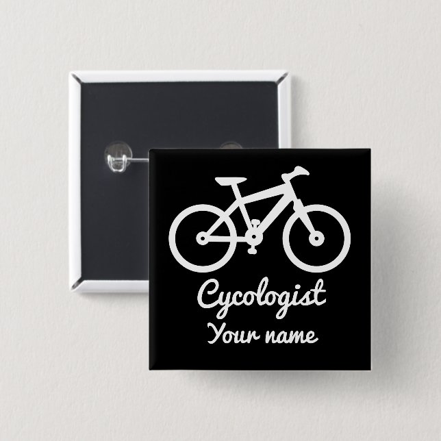 Cycling Lover Cycologist Personalized Gifts Ideas Button (Front & Back)