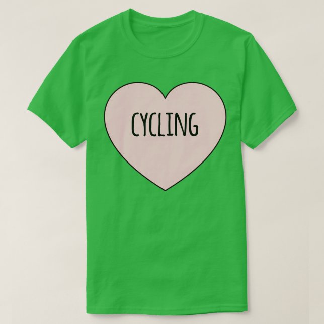 Cycling Lover I Love Cycling Cycling Pride T-Shirt (Design Front)