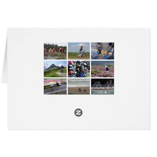 Cycling-lover's card (Back Horizontal)