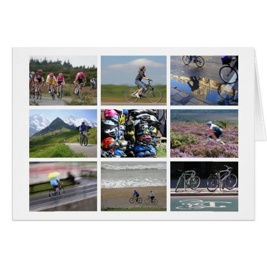 Cycling-lover's card (Front Horizontal)