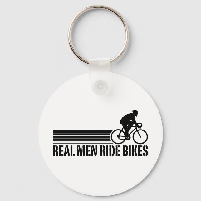 Cycling (male) keychain (Front)