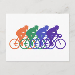 Cycling (male) postcard