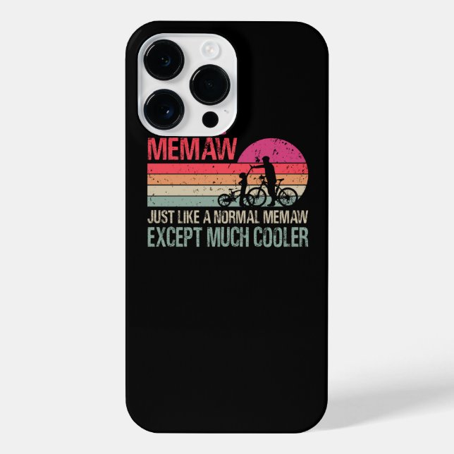 Cycling Memaw Cycle Bike iPhone Case (Back)