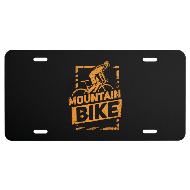 Cycling - Mountain Bike Crankset License Plate (Front)