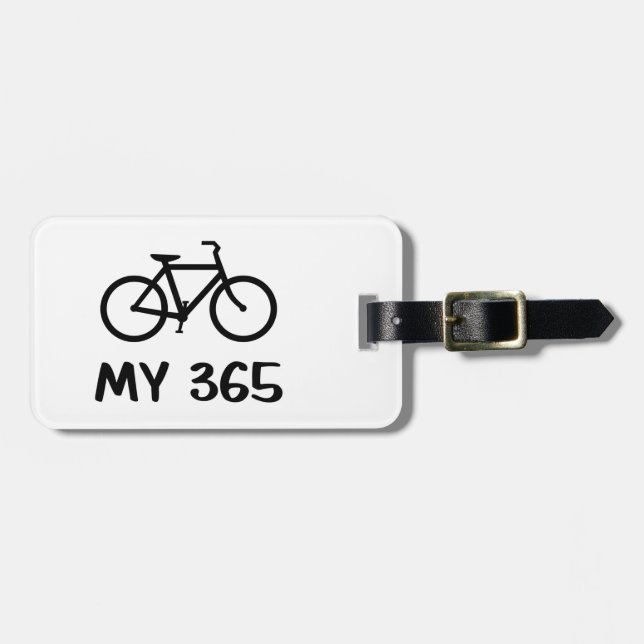 Cycling, My 365 Luggage Tag (Front Horizontal)
