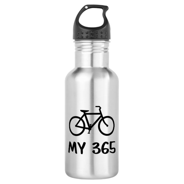 Cycling, My 365 Stainless Steel Water Bottle (Front)
