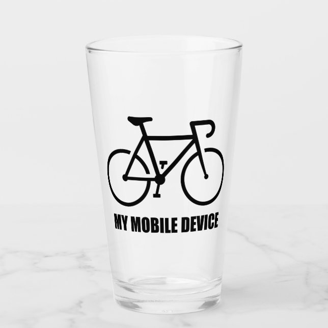 Cycling, My Mobile Device Glass (Front)