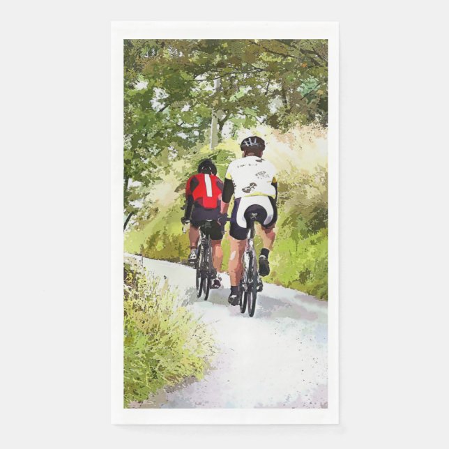 CYCLING PAPER GUEST TOWELS (Front)