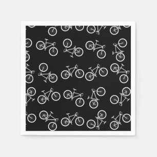 Cycling Paper Napkins, Bike Race Party Supplies Napkins