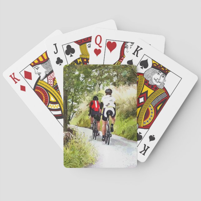 CYCLING  POKER CARDS (Back)